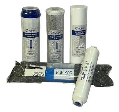comprar Kit Repuestos Cartuchos Y Membrana 100 Gpd Osmosis Inversa
