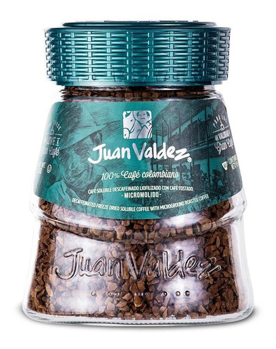 Café Juan Valdez Liofilizado Descafeinado 95gr