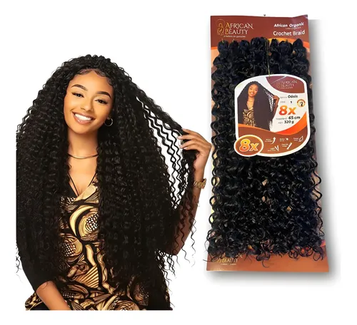 Cabelo Orgânico 65cm Cacheado Gypsy 320g Oasis Crochet Braid AFRICAN BEAUTY
