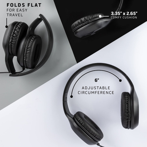 Auriculares Sonitum Bulk Kids Con Micrófono, Paquete De 5 Un