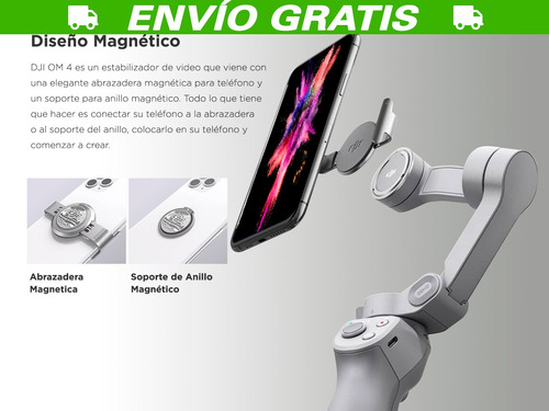 Dji Osmo Mobile 4 Estabilizador Celular Profesional + Combo