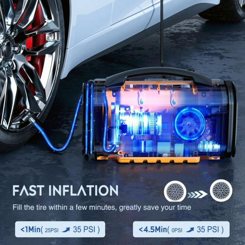 Nilight Compresor De Aire Portátil E Inflador De