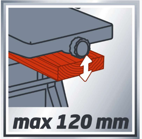 Imagen 2 de 7 de Cepilladora De Banco Cepillo Garlopa 1500 W Einhell