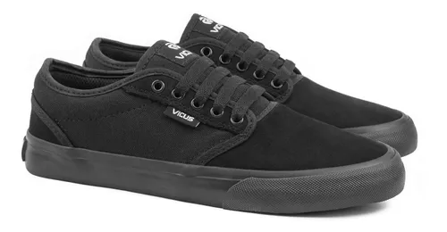 Vans negras con suela negra new arrivals