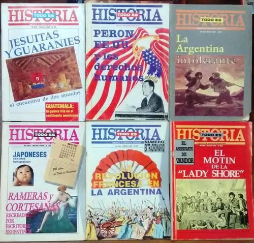 Revista Todo Es Historia (1989-1992) Ver Detalle 39 Ejempl. (Usado)
