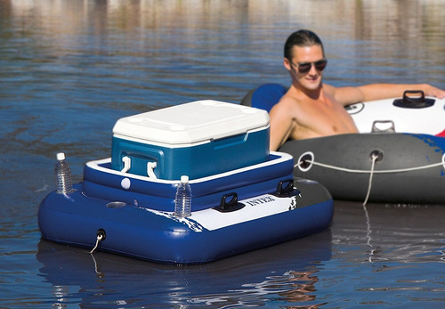 Bar Cooler Inflável Flutuante Intex P/ Piscina 72 Latas Boia