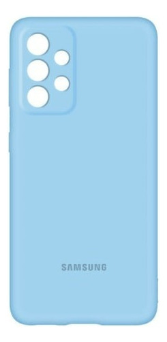 Capa de silicone Funda Galaxy A52/a52 5g/a52s 5g Azul Claro