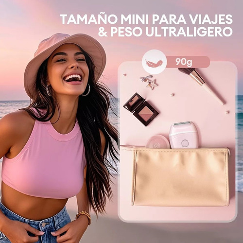 Depiladora Rasuradora Eléctrica Afeitadora Mujer Recargable
