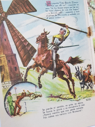 Imagen 10 de 10 de Antiguos Libros Don Quijote De La Mancha X 2 Raros Mag 56069