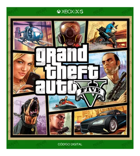 Gta 5 Grand Theft Auto V Xbox One Código 25 Dígitos