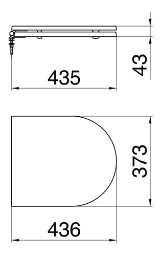 Tapa Asiento Inodoro Ferrum Varese Blanco