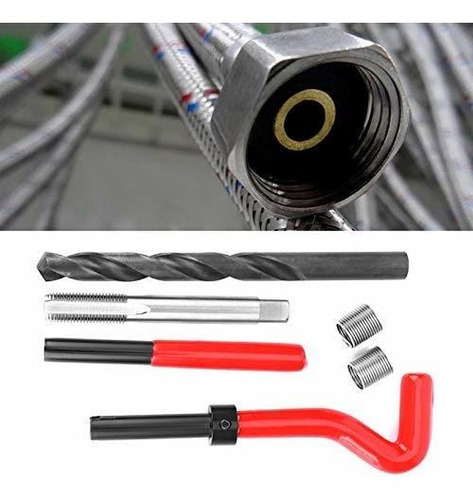 Imagen 3 de 4 de Unids Hilo Reparacion Kit Mx. Rosca Inserto Acero Grifo