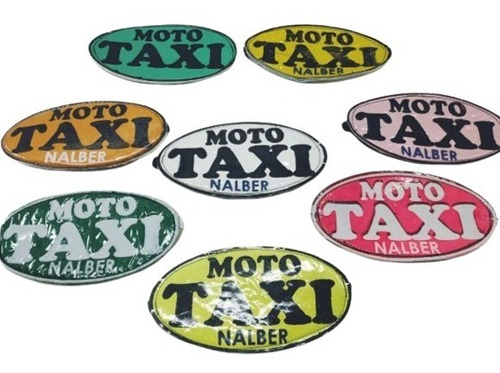 Aviso Moto Taxi (con Liga Eslastica) Dos Unidades