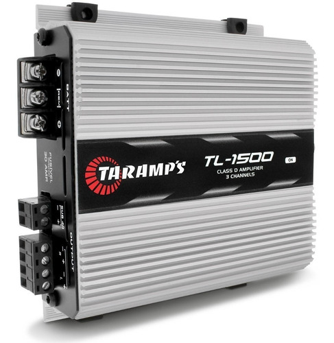 Modulo Amplificador Taramps Tl-1500 3 Canais 390w Rms