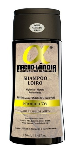 Macholandia Formula 76 - Shampoo Barba&cabelo