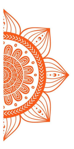 Imagem 1 de 10 de Adesivo Para Vidro Box Mandala Sementes - 50 X 1,00m