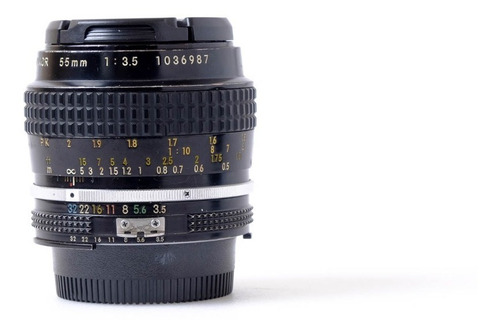 Lente Nikon Ai 55mm F/3.5 Micro - Não Faz Foco Automático