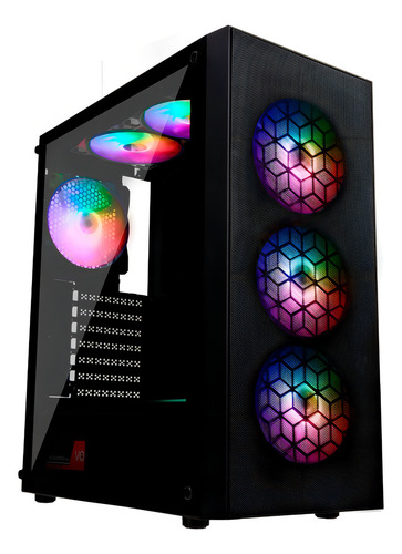 Gabinete para jogadores Raidmax X921 Black Mesh