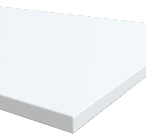 Kit 03 Prateleiras Em Mdf Branco 20x60cm E Suporte Fixação