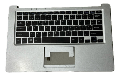 Teclado Palmrest Notebook Enova C141pp-a3 Genérica