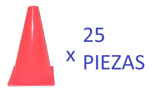 25 Piezas Cono De 23 Cms + 15 Plato Entrenamiento 