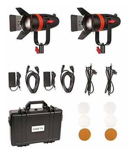 Imagen 7 de 7 de Came-tv Boltzen 2-pack F-55w Cob Fresnel Enfocable Luz De Vi