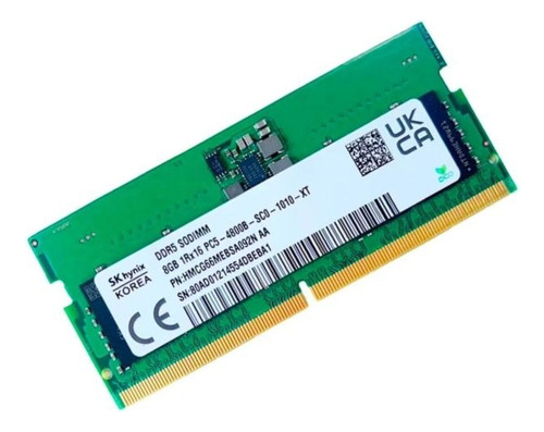 Memória Ram Ddr5 4800mhz 8gb Notebook