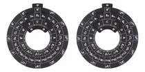 Comprar 2x Circle Of Fifths Wheel Guitarra Chord Wheel Wooden Melody