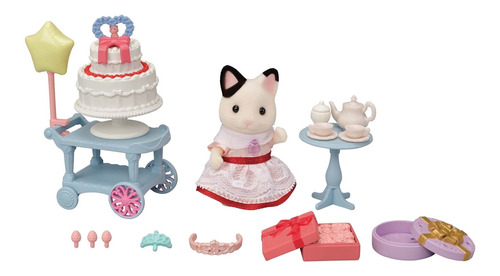 Tuxedo Cat Girl39s Party Time Playset  Dollhouse Playse...