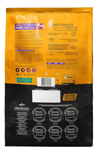 Ração Magnus Todo Dia Cães Adultos Pequeno Carne/frango 15kg
