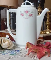 Comprar Antigua Vajilla Chocolatera Porcelana Alemana Alto 26cm N44