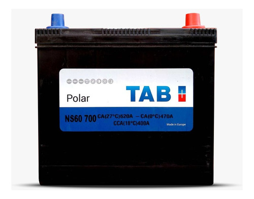 Bateria Tab Carro  Polar Ns60 700  620 Amp