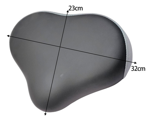 . Asiento De Bicicleta Cómodo Y Ancho Para Montar En