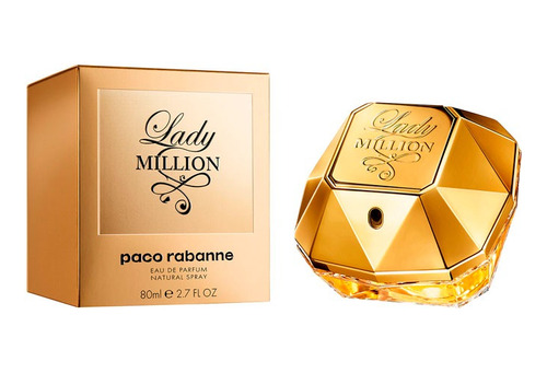 Lady Million Eau De Parfum 80ml Paco Rabanne