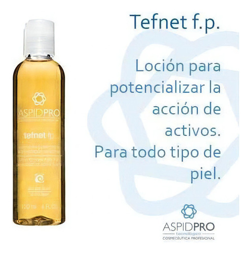 Aspidpro Tefnet F.p. Loción Potenciador De Productos 120ml Momento de aplicación Día/Noche Tipo de piel Todo tipo de piel