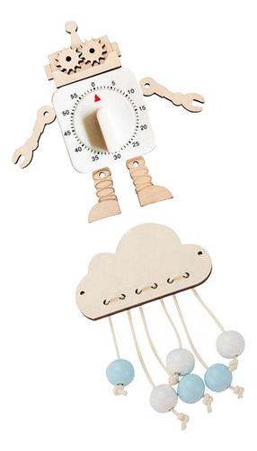 2x Tablero Ocupado Montessori, Accesorios De Bricolaje,