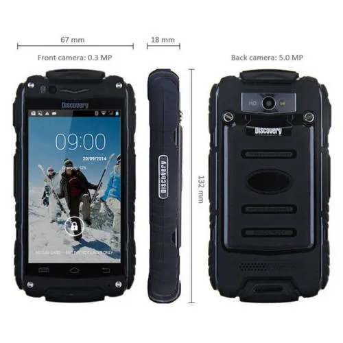 Móvil 3g Discovery V8 Android Smartphone Resistente 4''