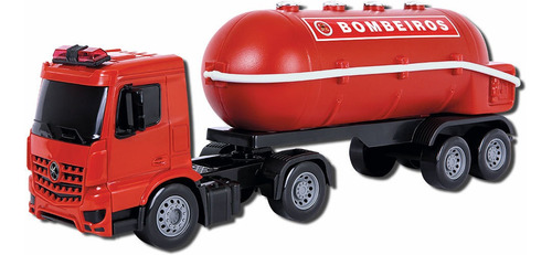 Brinquedo Caminhão De Bombeiro Superfrota Tanque Poliplac