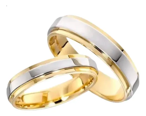 Lindo Par De Alianças Bodas De Prata + Anel E Aparador | Parcelamento ...