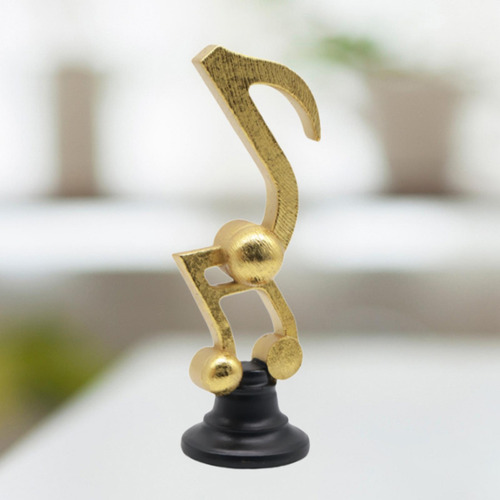 Escultura De Nota Musical, Centro De Mesa De Resina, M
