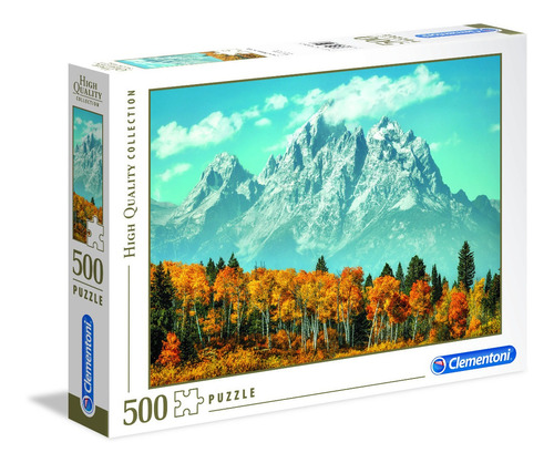 Rompecabezas Grand Teton Otoño Wyoming 500 Pz Clementoni