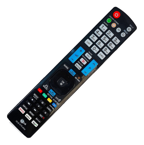 Imagen 1 de 10 de Control Remoto LG Smart Tv Pantalla 3d Grande + Funda Y Pila