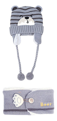 Conjunto De Gorro Y Bufanda Para Bebés, Gorro Con Cuello, Bu