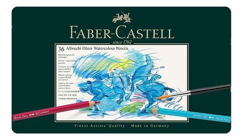 Lápis De Cor Faber Castell Aquarelavel Albrecht Dürer 36 Cor