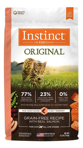 Croquetas Instinct Salmon 2 Kg Para Gatos