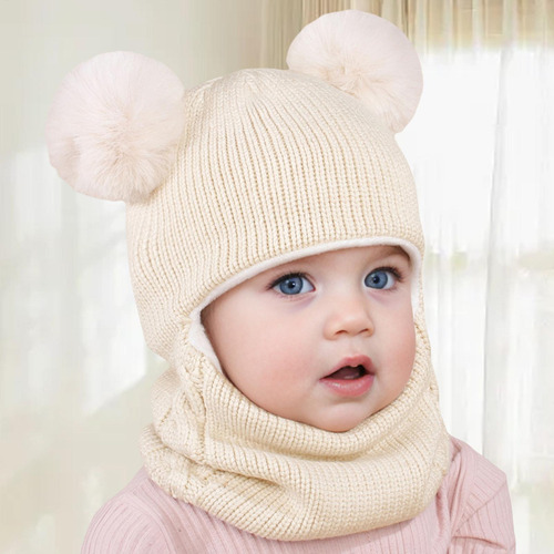 Gorro Y Calentador De Cuello De Invierno Para Niños Pequeños