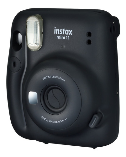 Imagen 4 de 10 de Camara Instantanea Instax Mini 11 Gris Charcoal Rollo