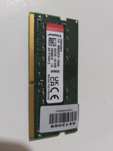 Memoria Ram Valueram  Verde 16gb 1 Kingston Kvr26s19s8/16