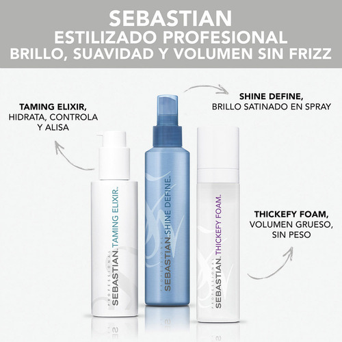 Spray Con Glitter Sebastian Professional Shine Define 200 Ml