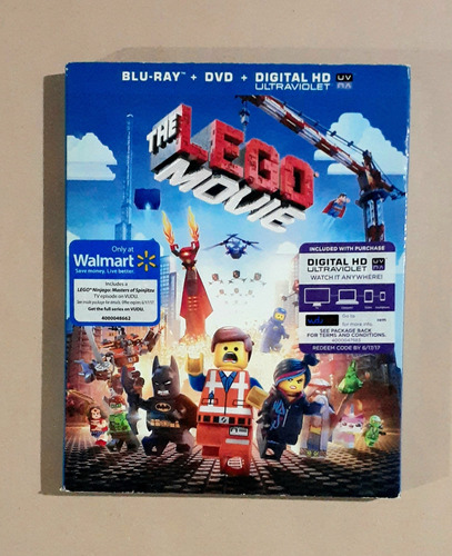 The Lego Movie - Blu-ray + Dvd Original